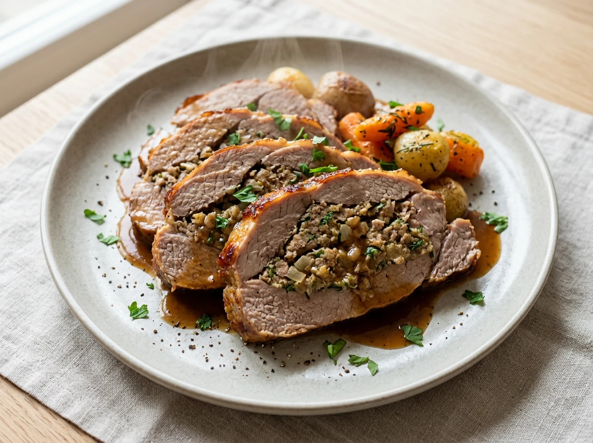 Gefüllte Kalbsbrust