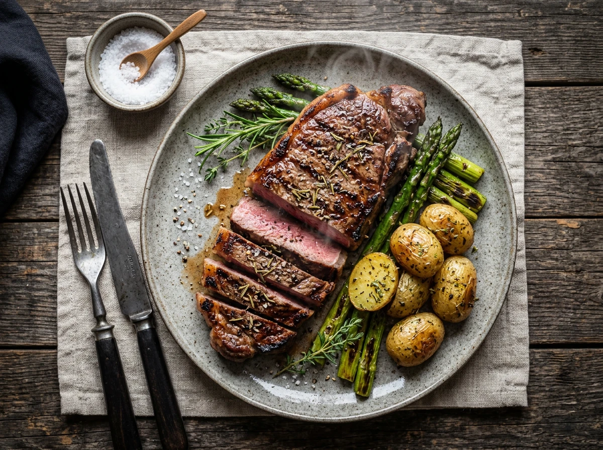 Gegrilltes Strip-Steak