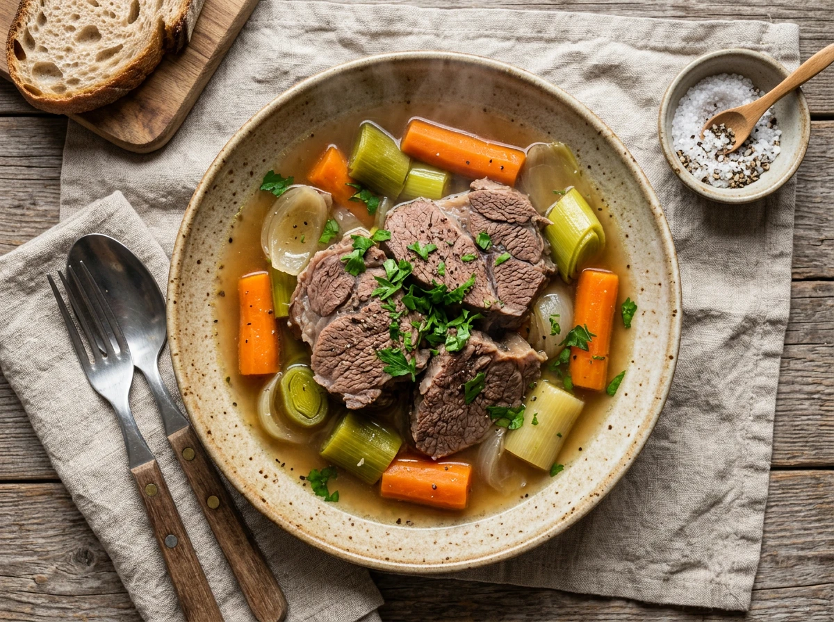 Gekochtes Rind (Pot-au-feu)