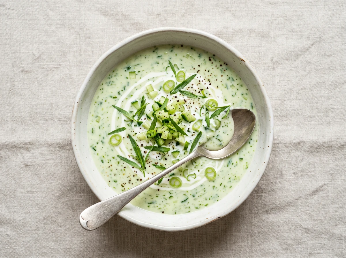 Cucumber and Buttermilk Soup