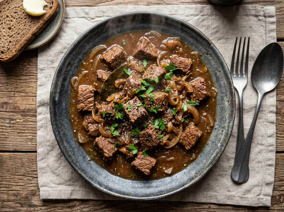 Hachee (Niederländischer Rindereintopf)