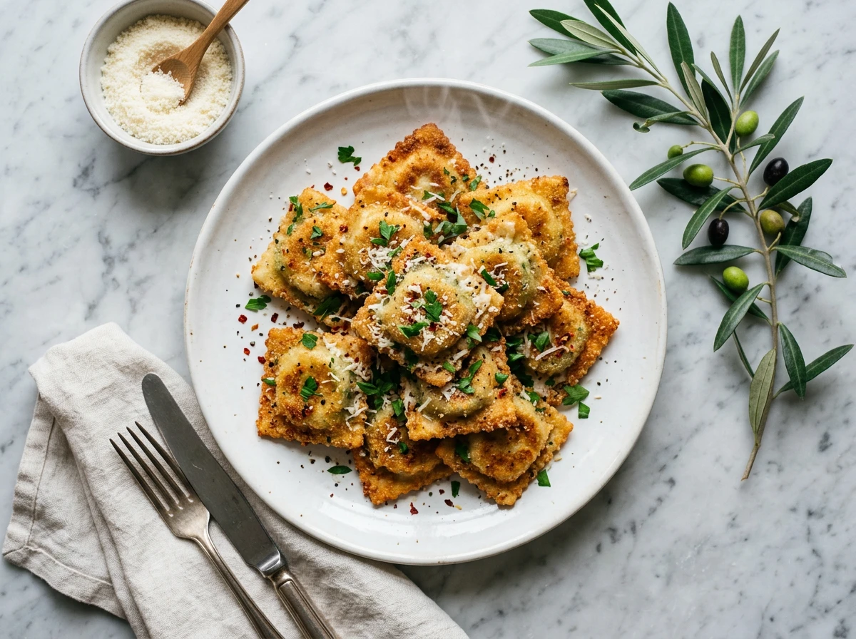 Pan-fried Ravioli