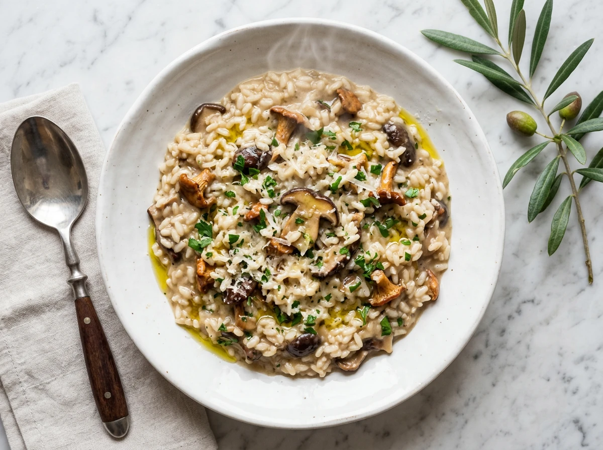 Italian Rice with Wild Mushrooms