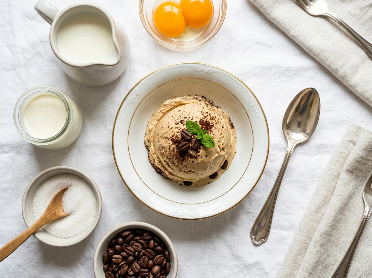Kaffee-Eis (Glace au café)