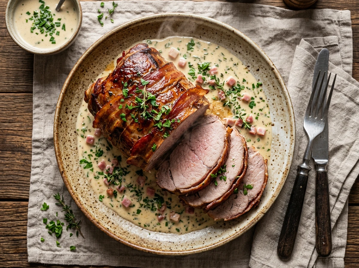 Kalbsbraten in Buttermilch