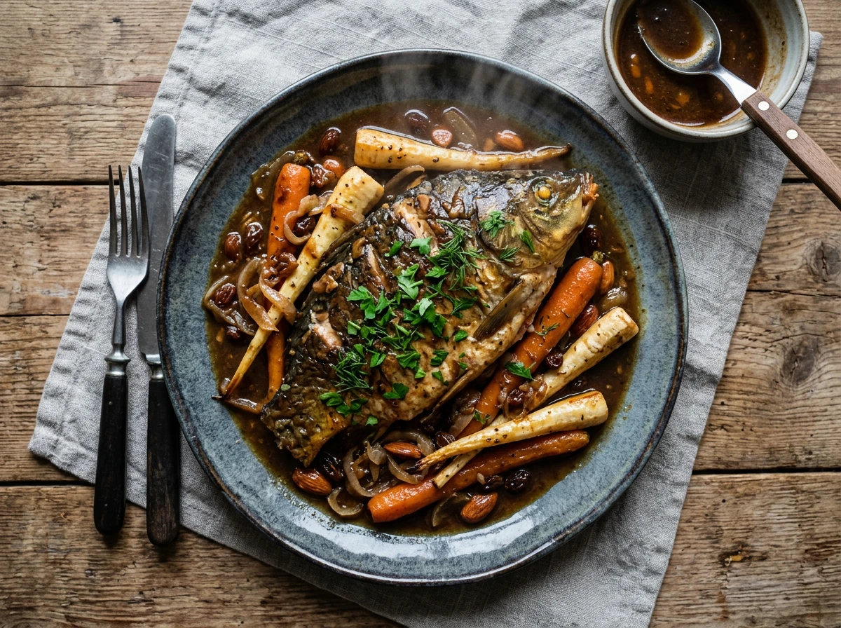 Carp with Polish-style Sauce