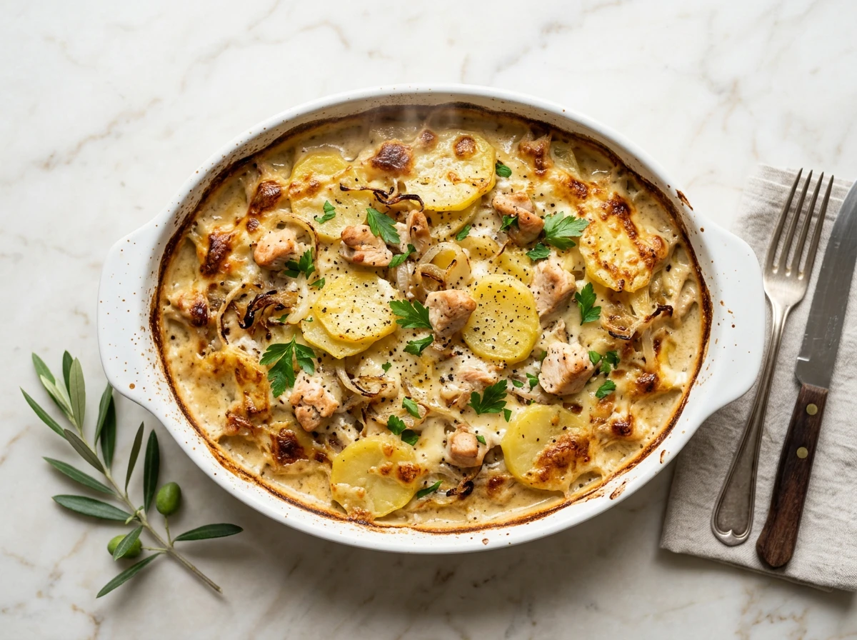 Potato Gratin with Chicken