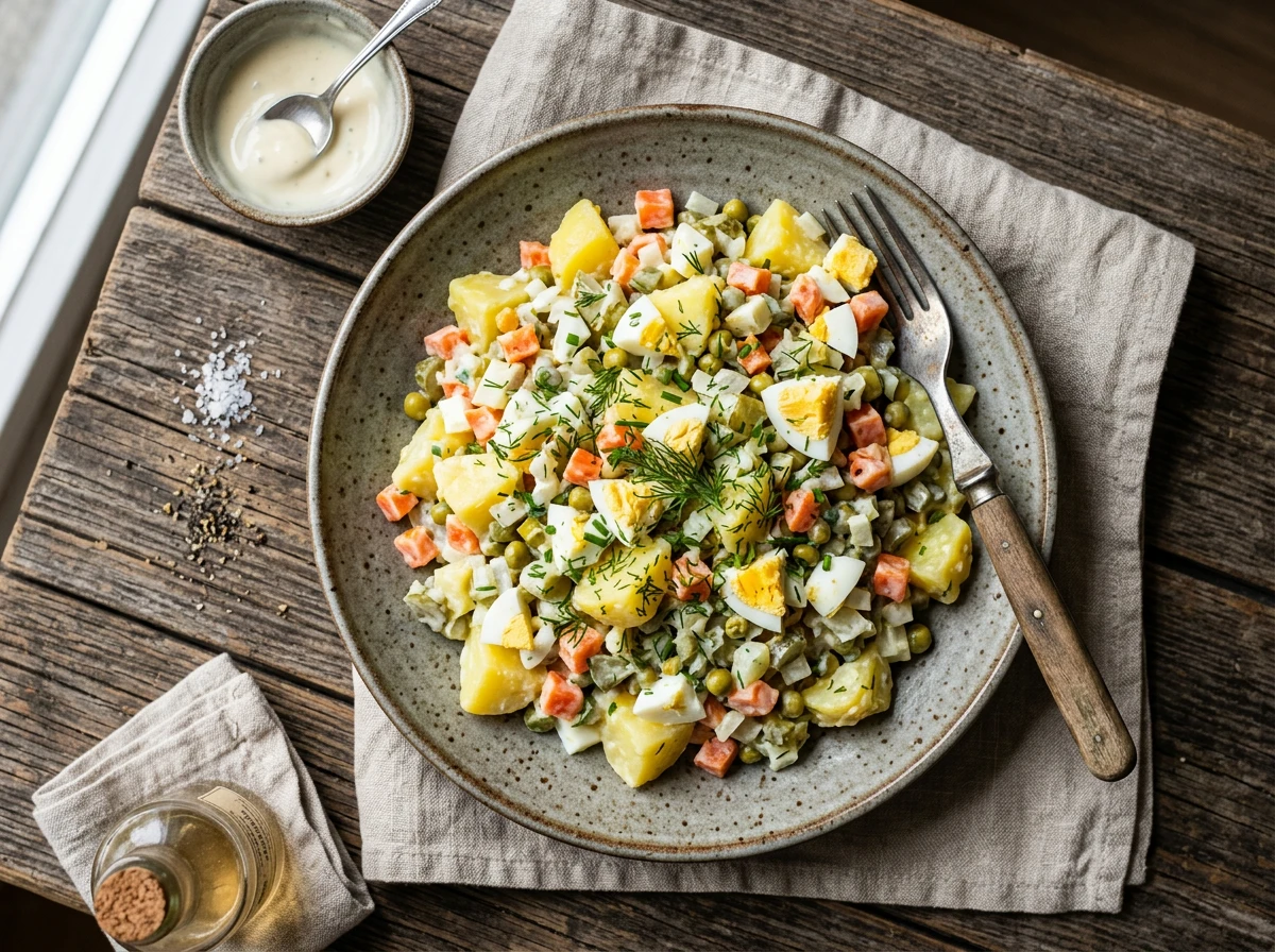 Kartoffelsalat (Olivier)