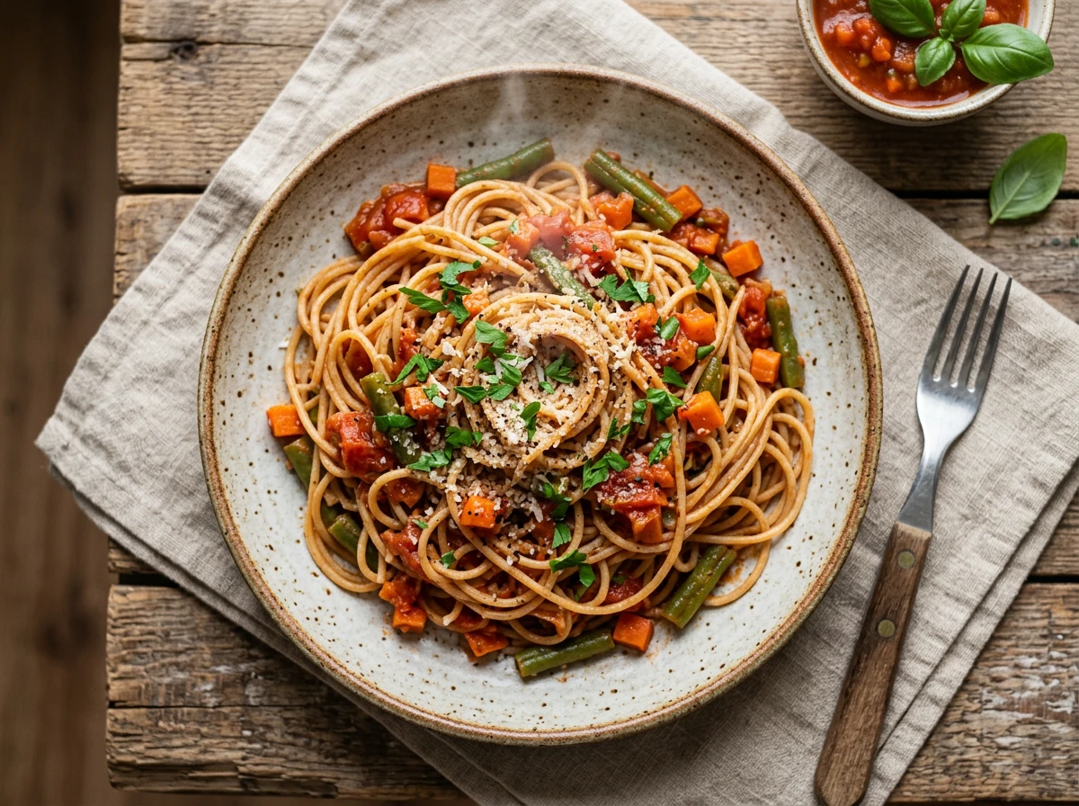 Kinderfreundliche Vollkorn-Pasta
