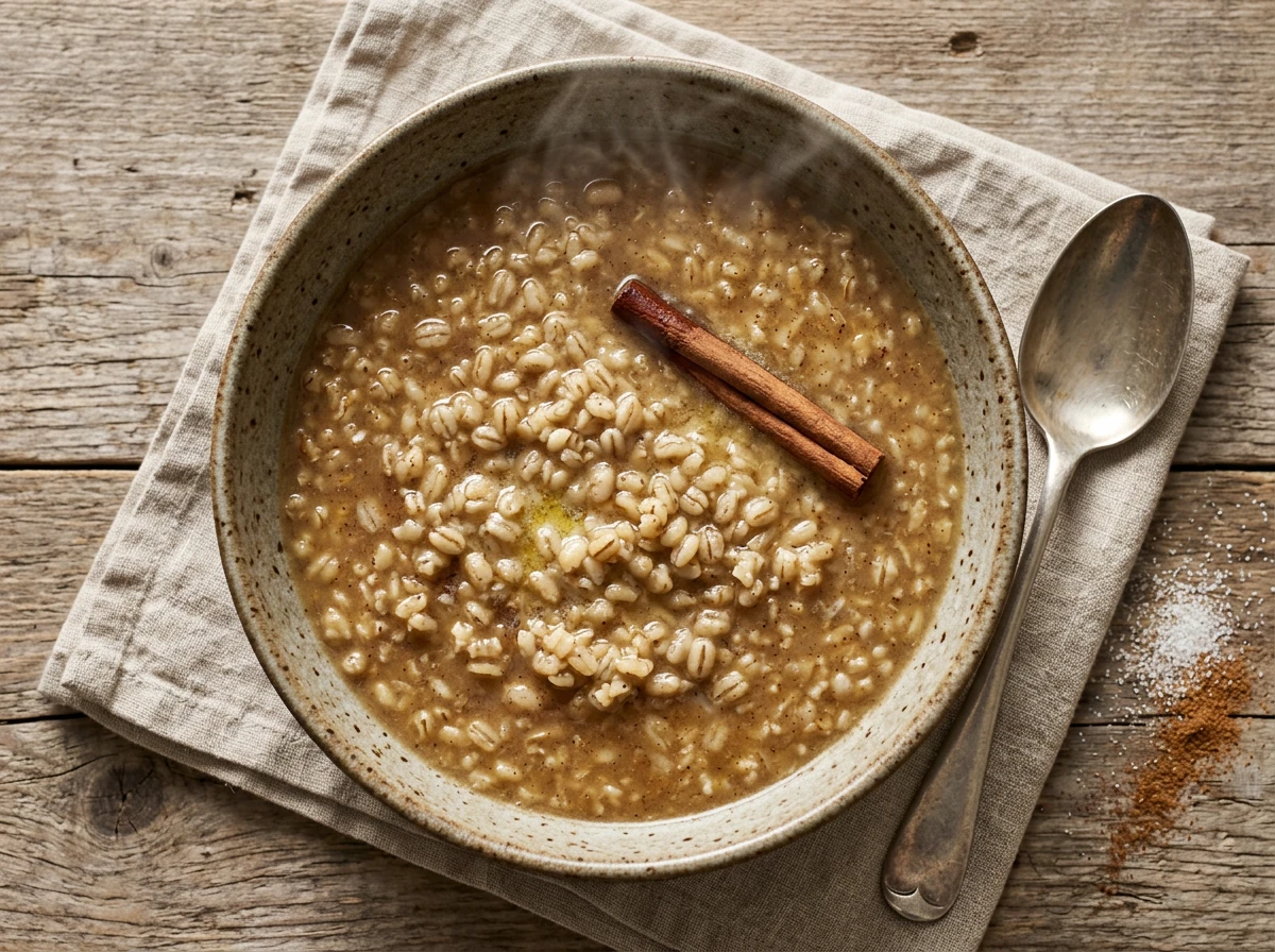 Krankensuppe bei Rotherruhr und Diarrhöe (Gersten-Suppe)