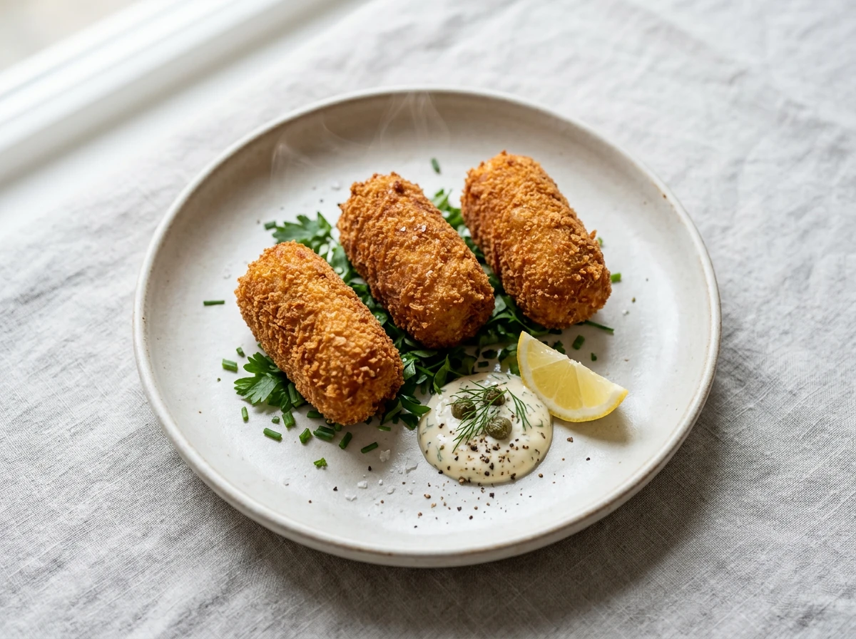 Krokets von Kalbsbries