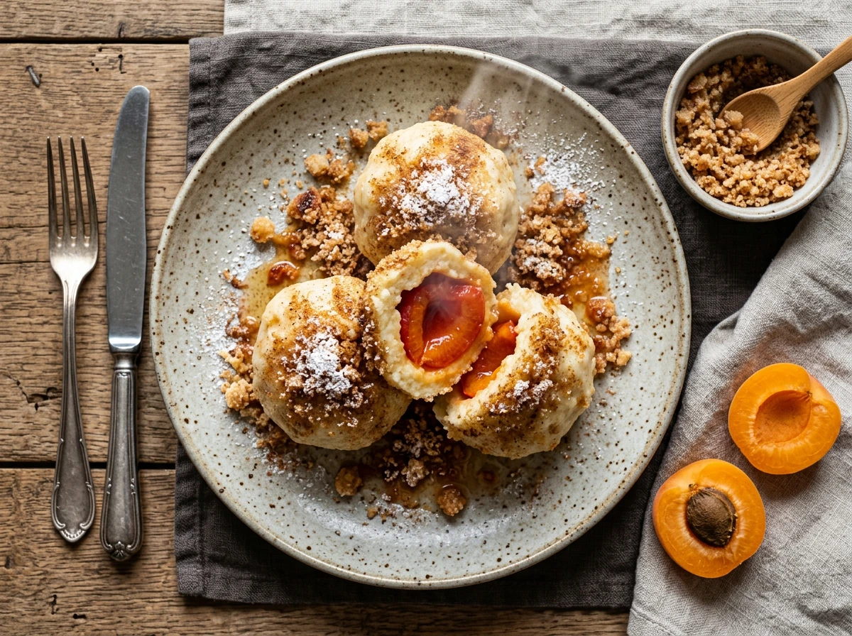 Marillenknödel (Austrian Apricot Dumplings)