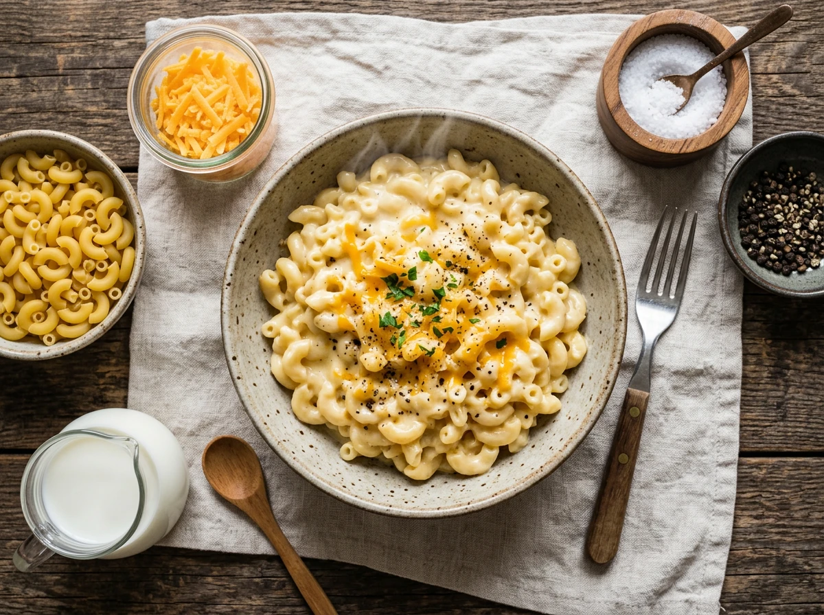 Mikrowellen-Makkaroni mit Käse