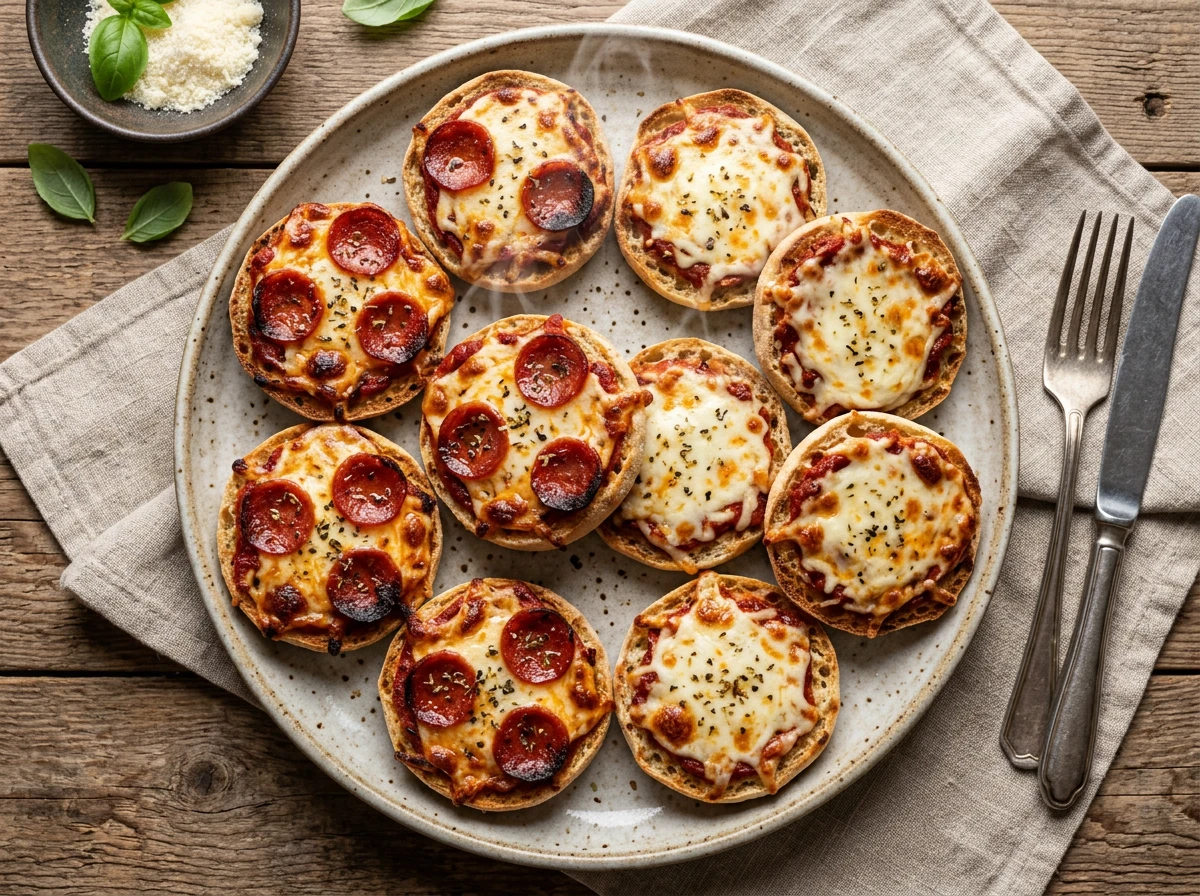 Mini English Muffin Pizzen