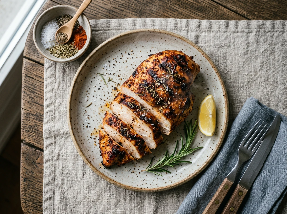 Spice-Rubbed Grilled Chicken Breast