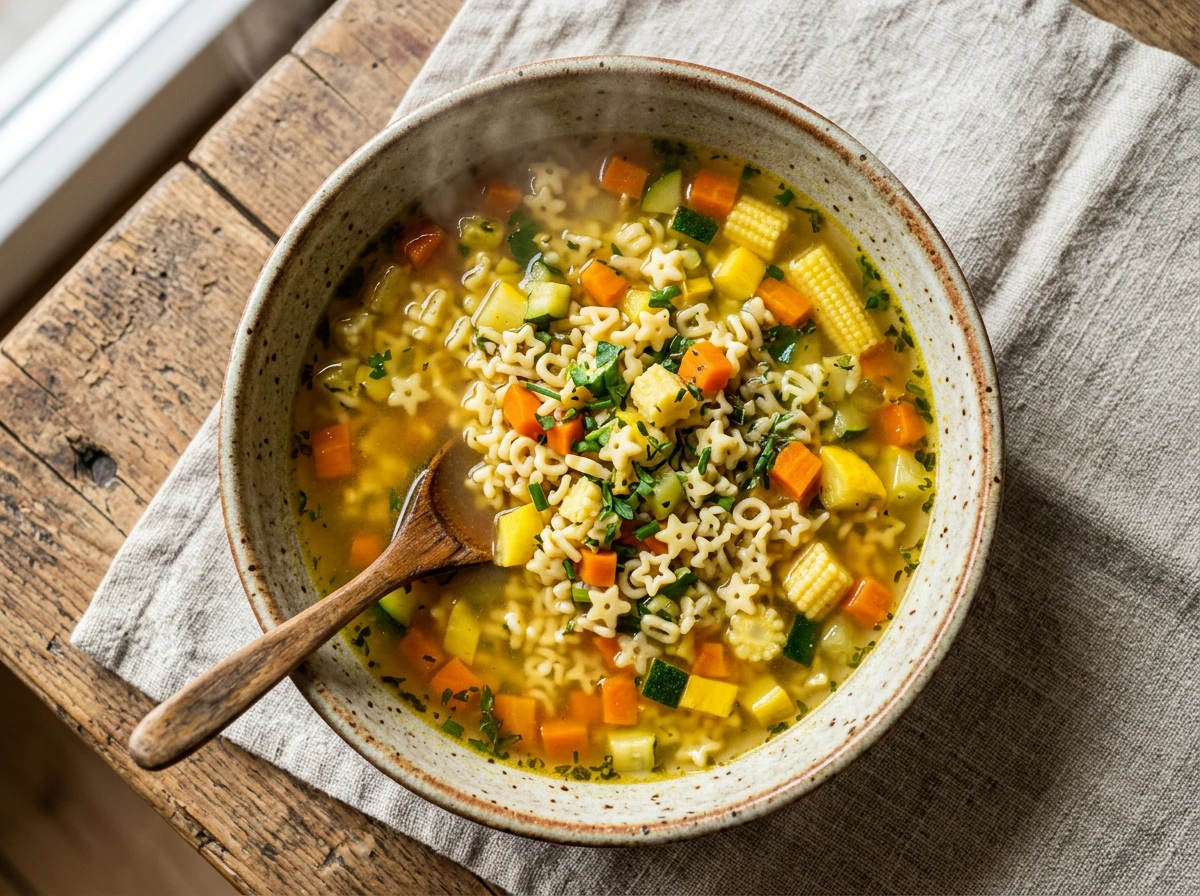 Nudelsuppe für Kinder