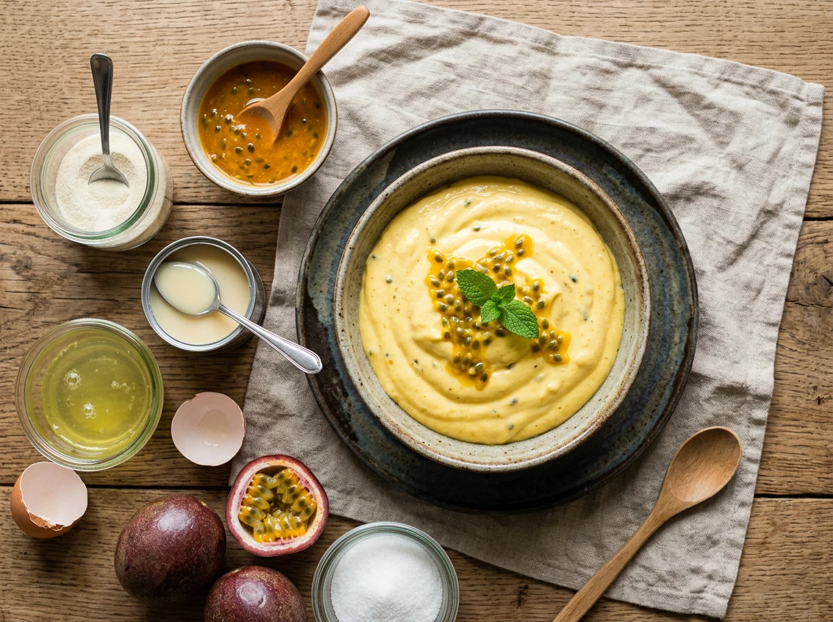 Passionsfrucht-Mousse