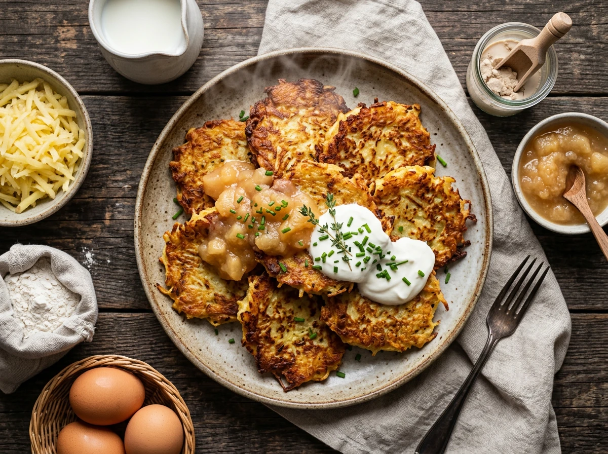 Pickert (deutscher Kartoffelpfannkuchen)