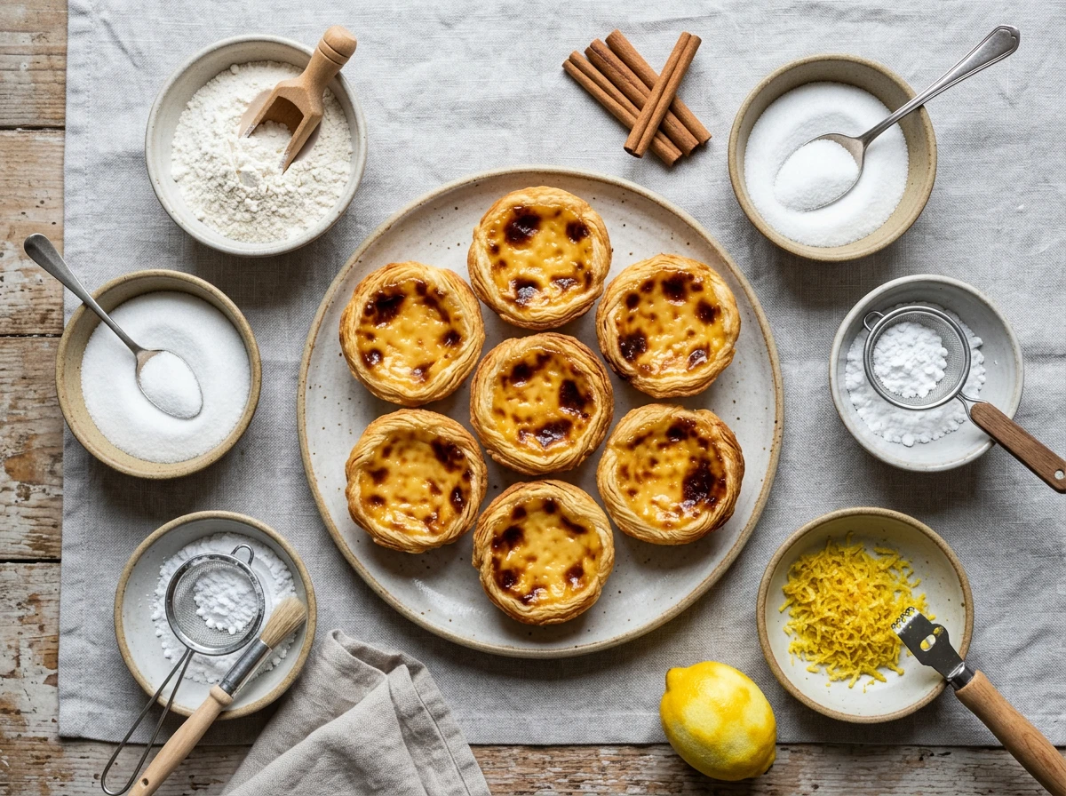 Portugiesische Puddingtörtchen (Pastéis de Nata)