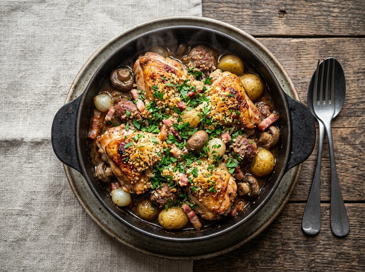 Poulet cocotte Bonne-Femme