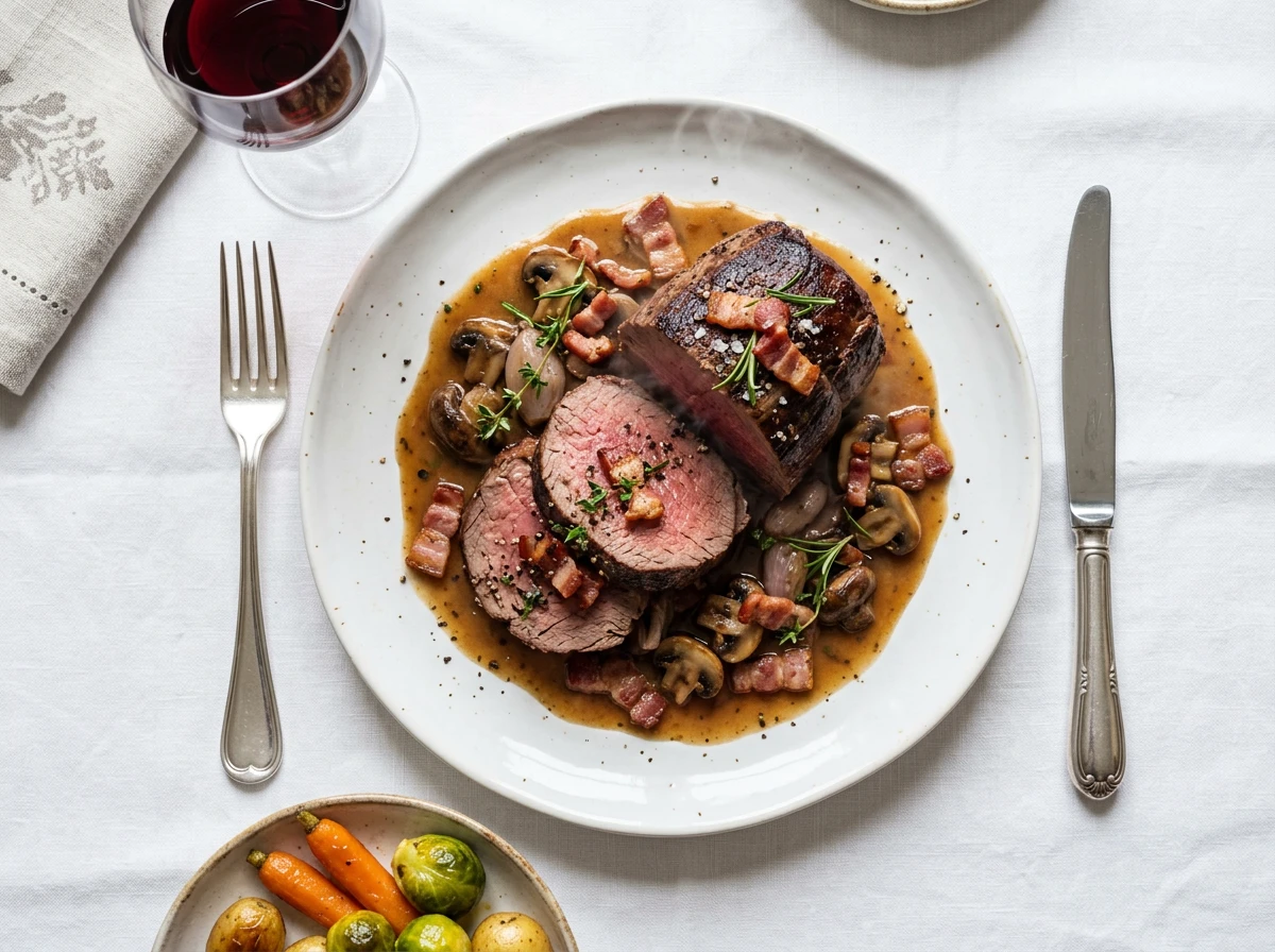 Rinderfilet (Filet de Bœuf, Rinderfilet im Bratenstil)