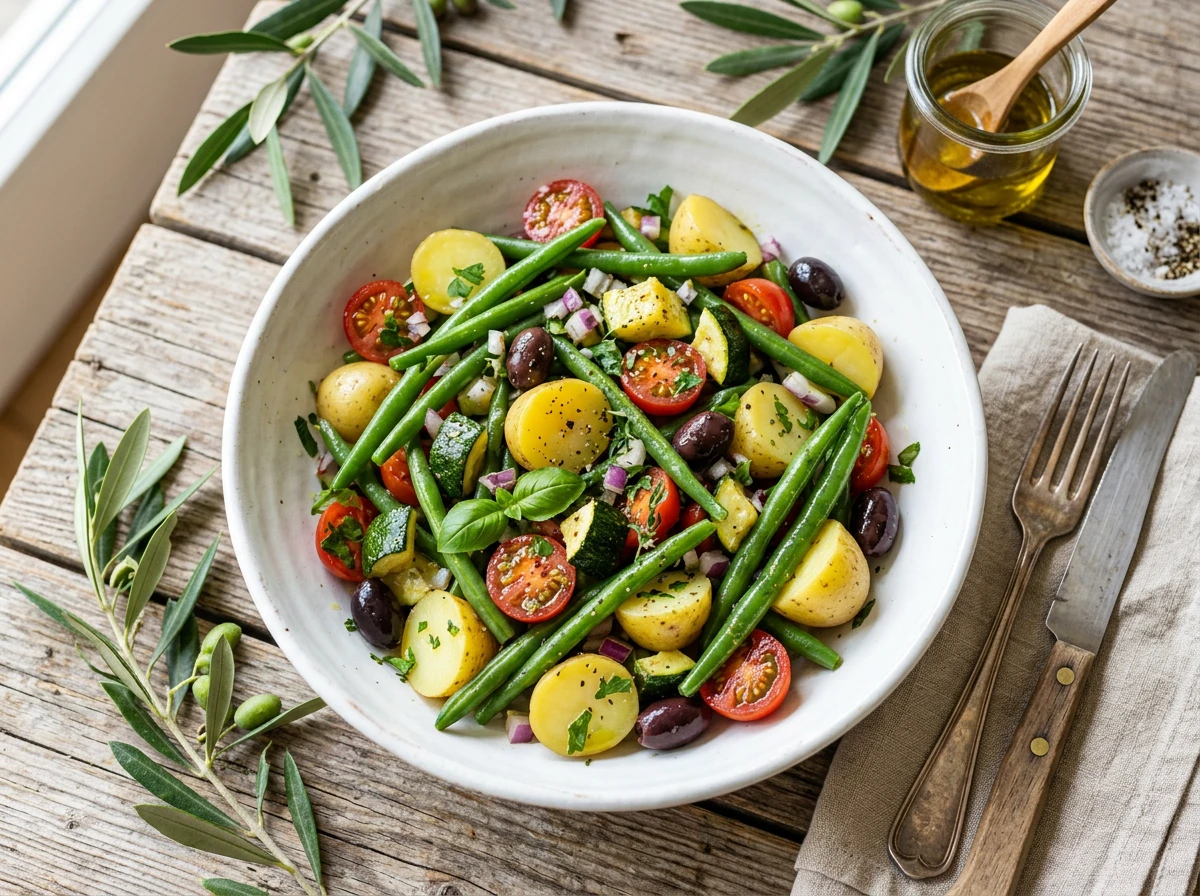 Salade de haricots verts à la Provençale