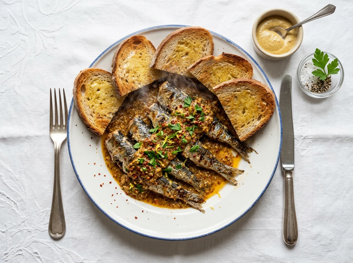 Sardines à la Diable