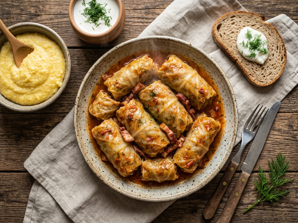 Sarmale (rumänische Kohlrouladen)