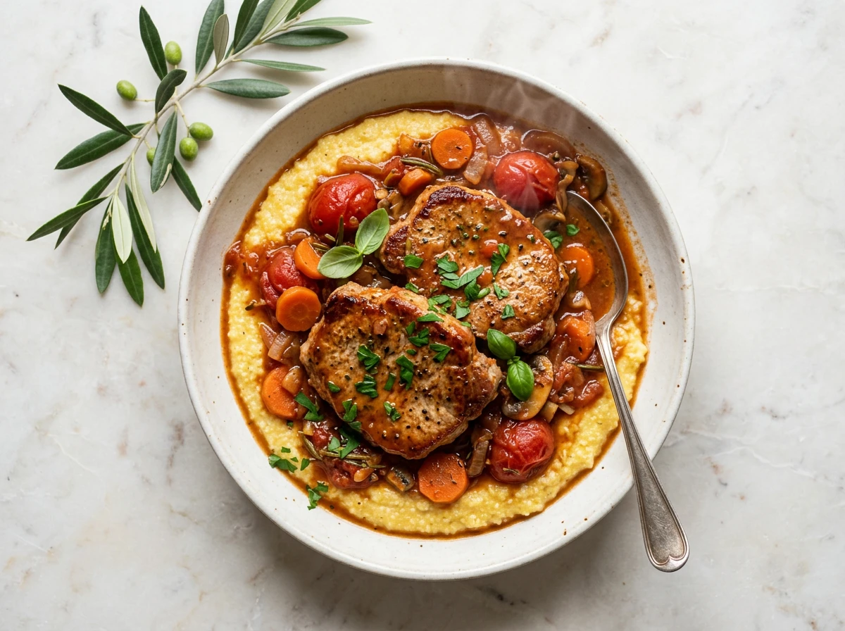 Pork Chops Cacciatore