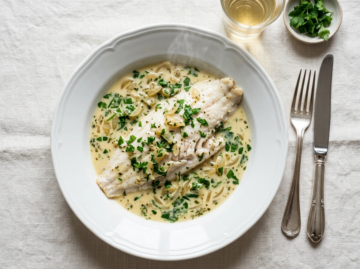 Sole in White Wine