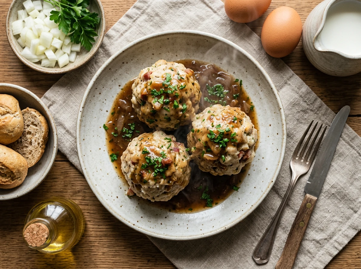 Semmelknödel (Bayerische Semmelknödel)