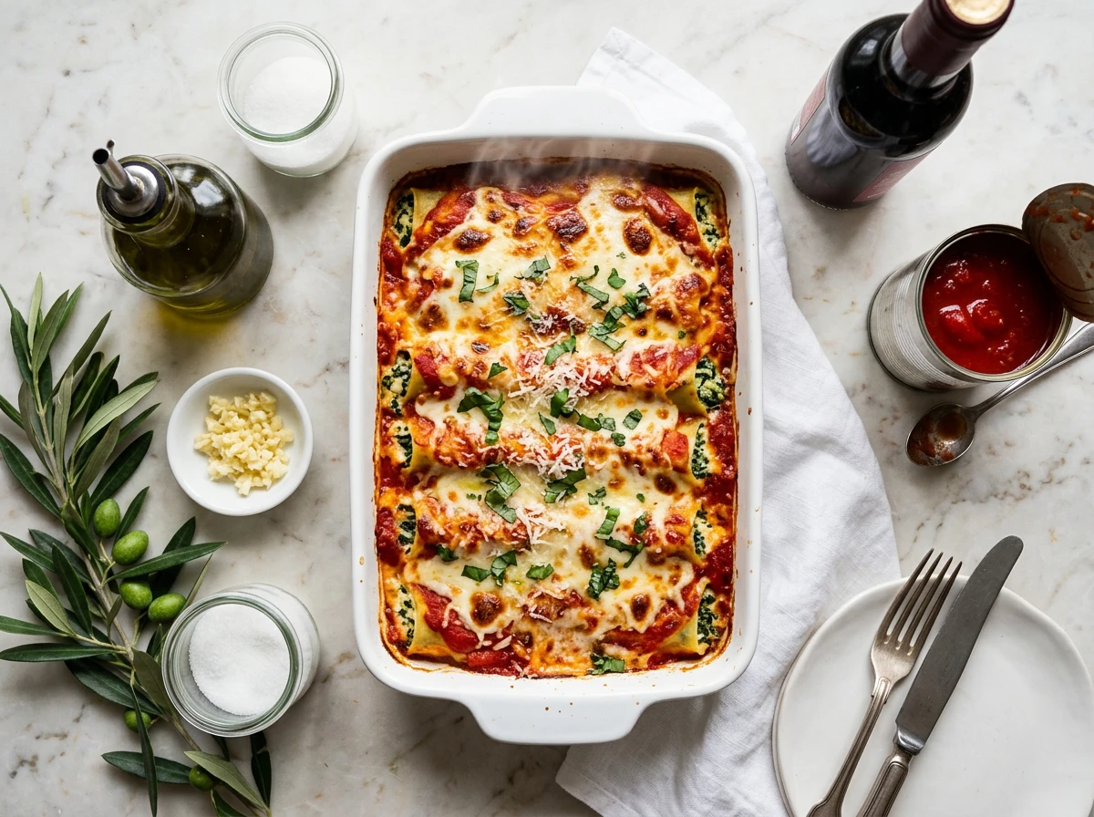 Spinach & Ricotta Cannelloni