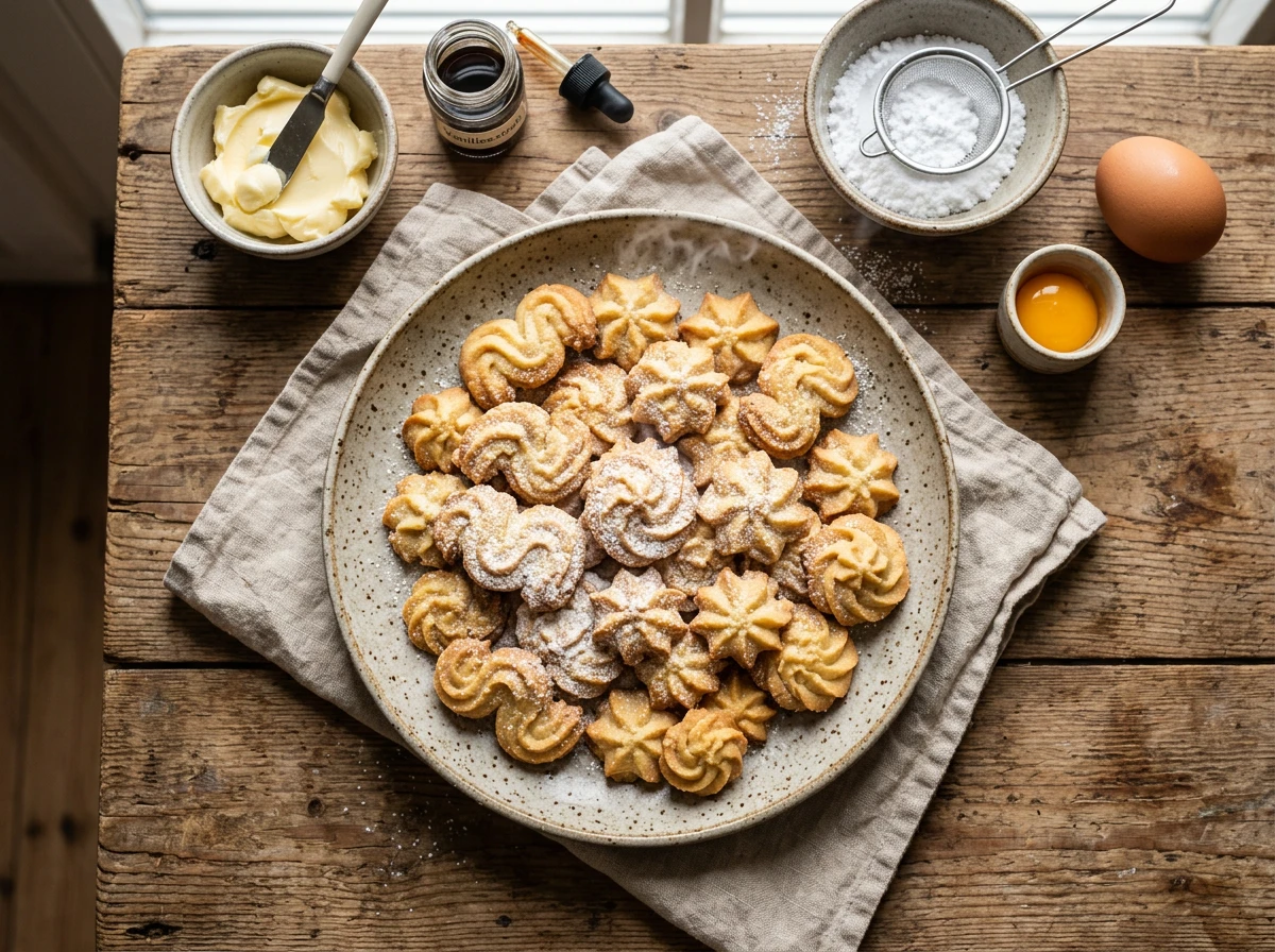 Spritzgeback (Deutsche Spritz-Butterkekse)
