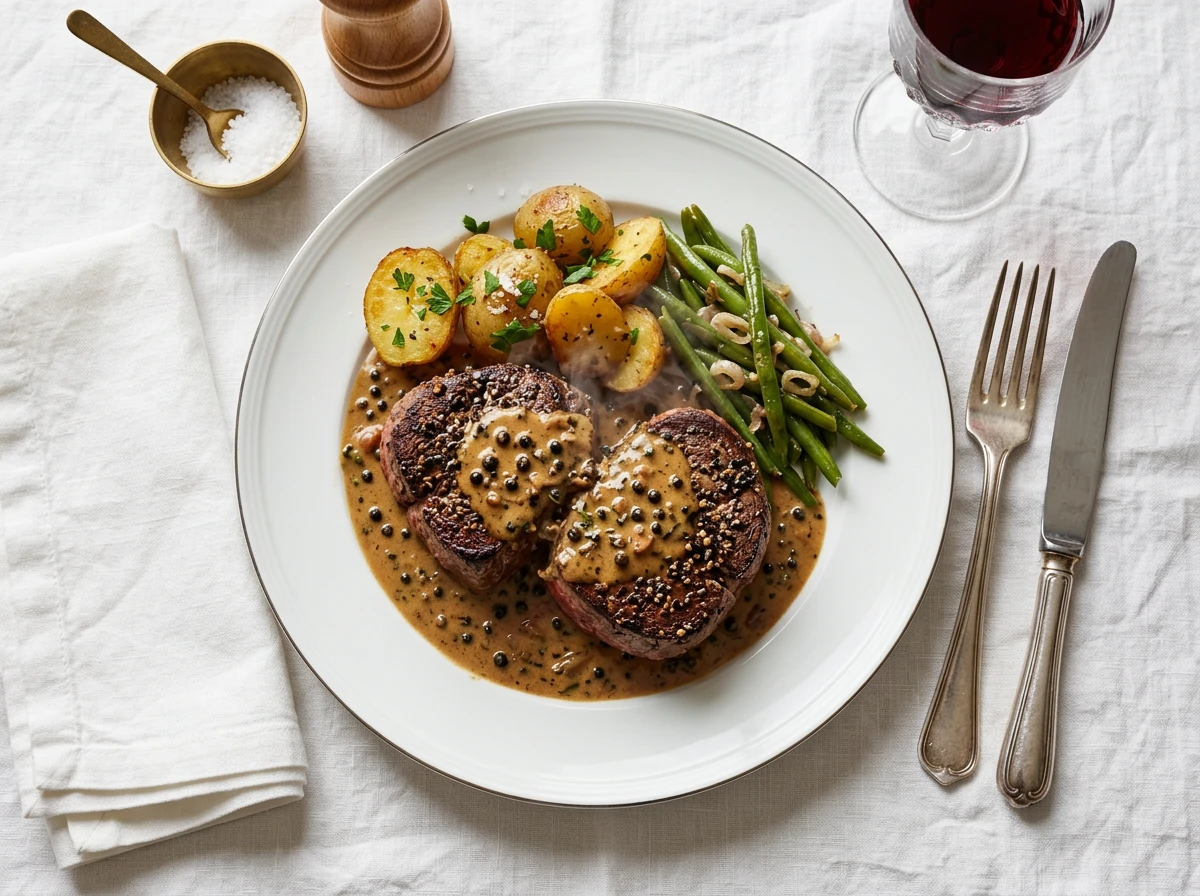 Steak au Poivre (Pepper Steak)