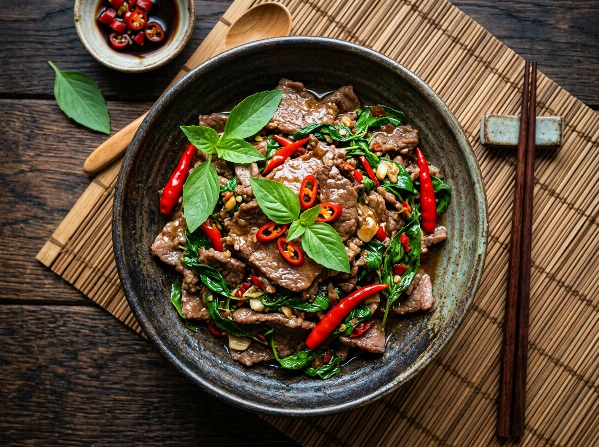Sauté de bœuf Thaï