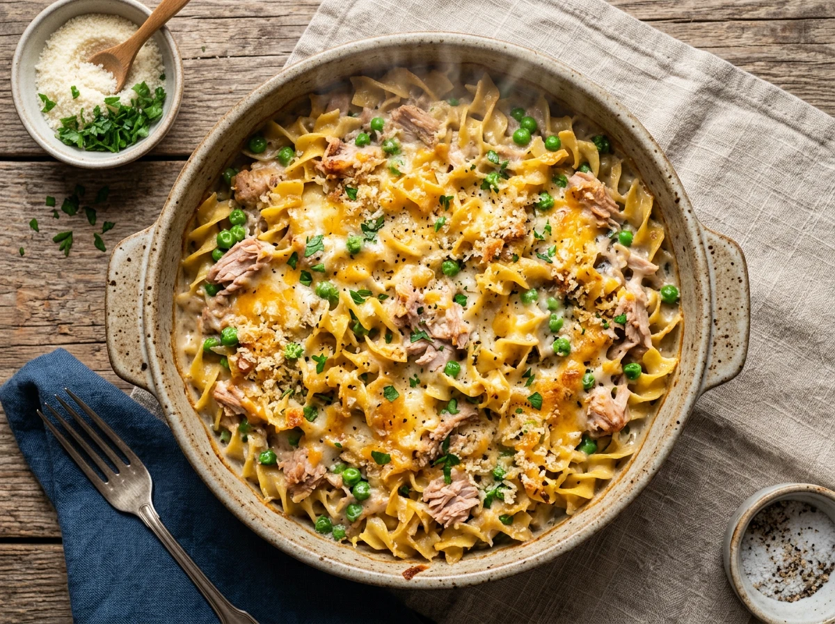 Thunfisch-Nudel-Auflauf