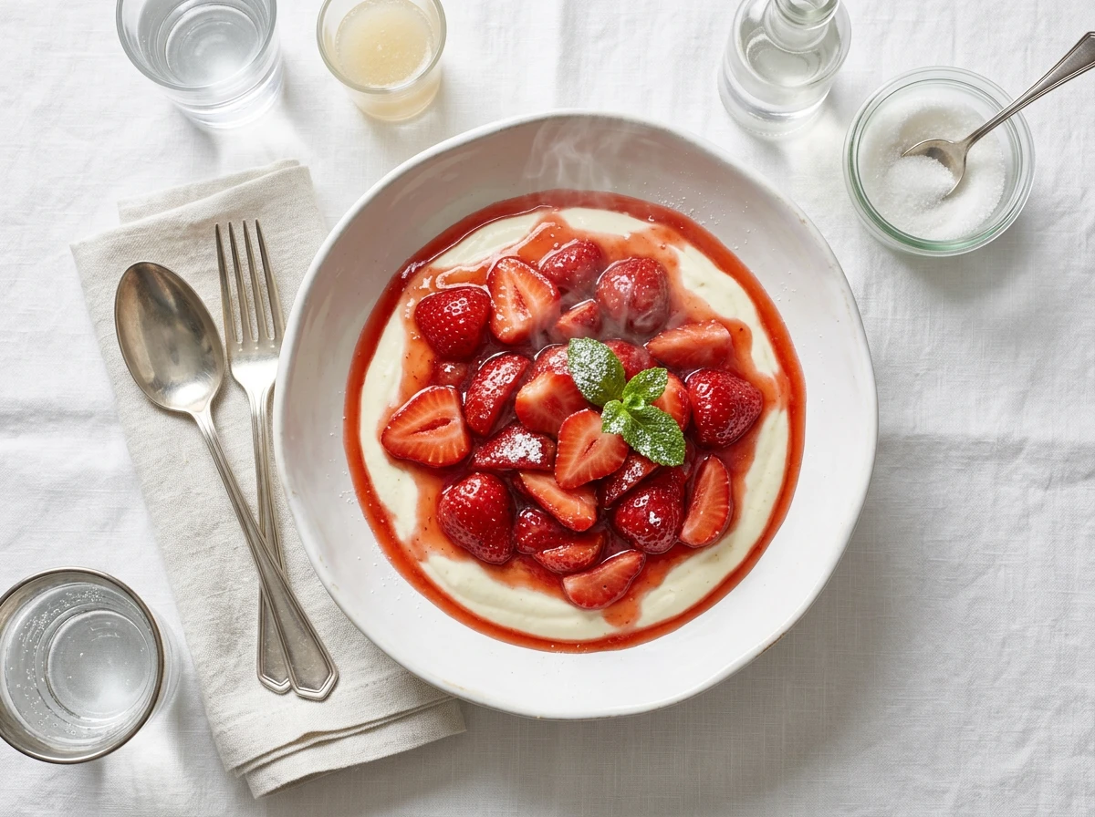 Tivoli mit Erdbeeren