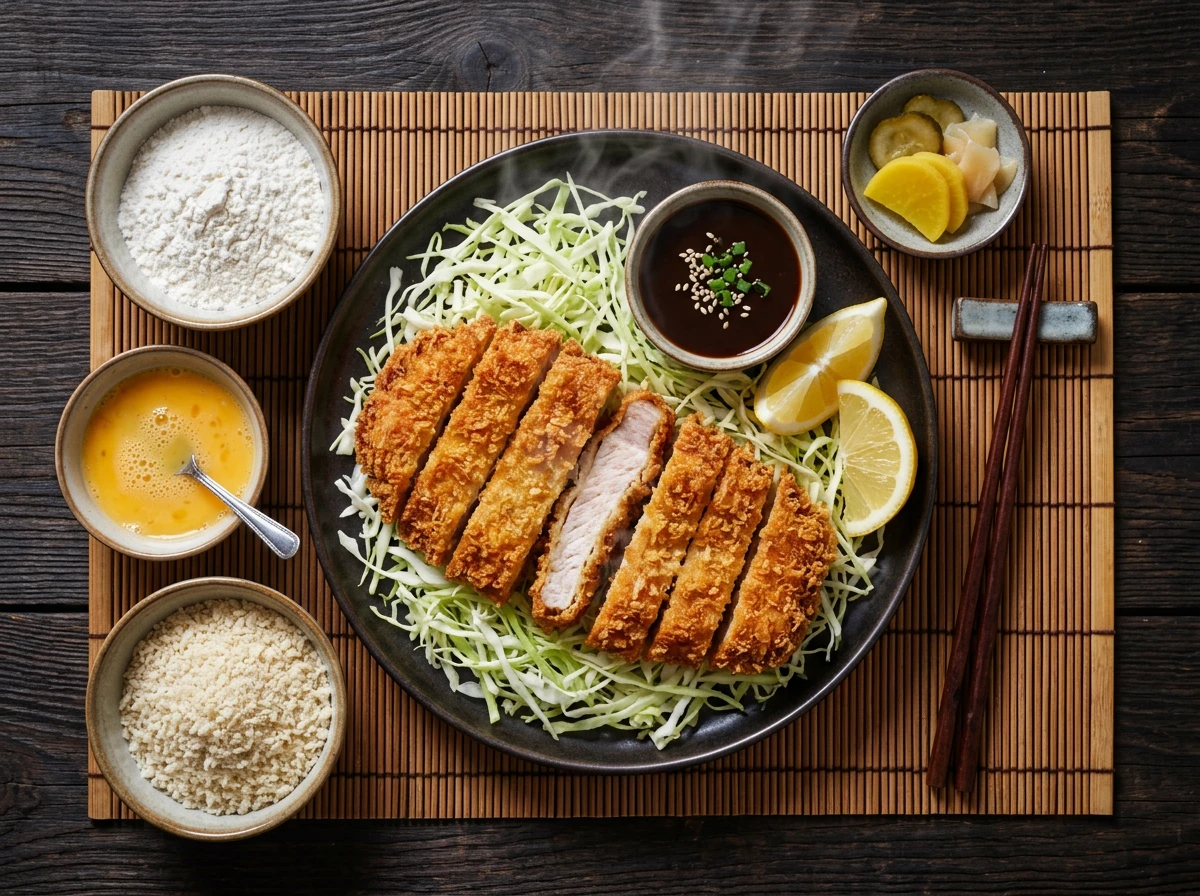 Tonkatsu de porc