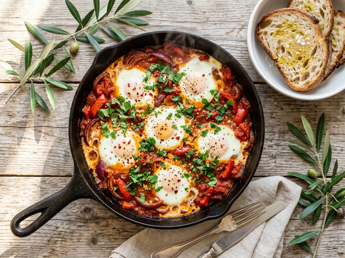 Shakshuka végétarienne