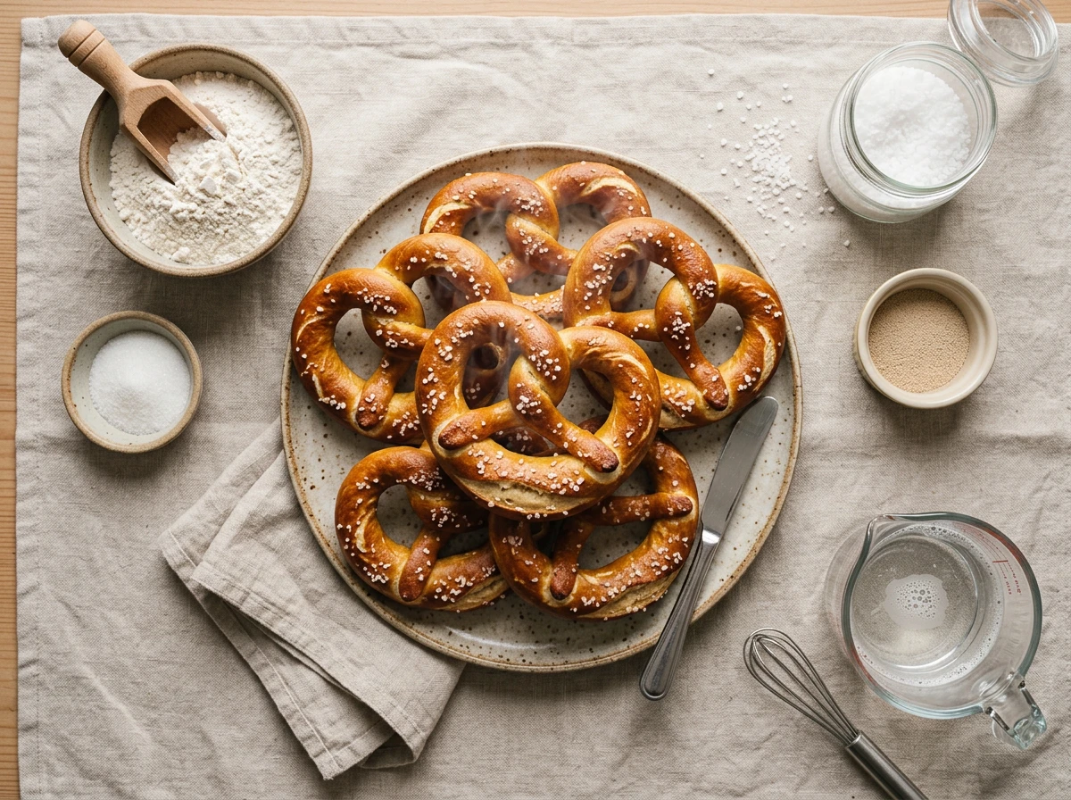 Weiche Brezeln (Soft Pretzels)