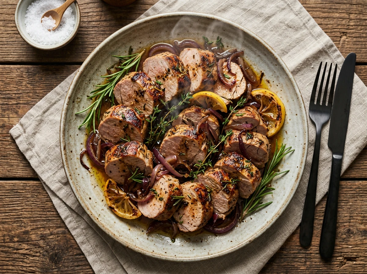 Zitronen-Rosmarin-Schweinefilet