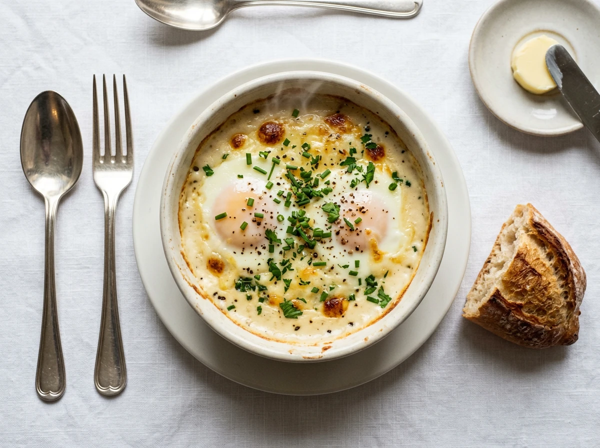 Œufs cocotte Rosemonde