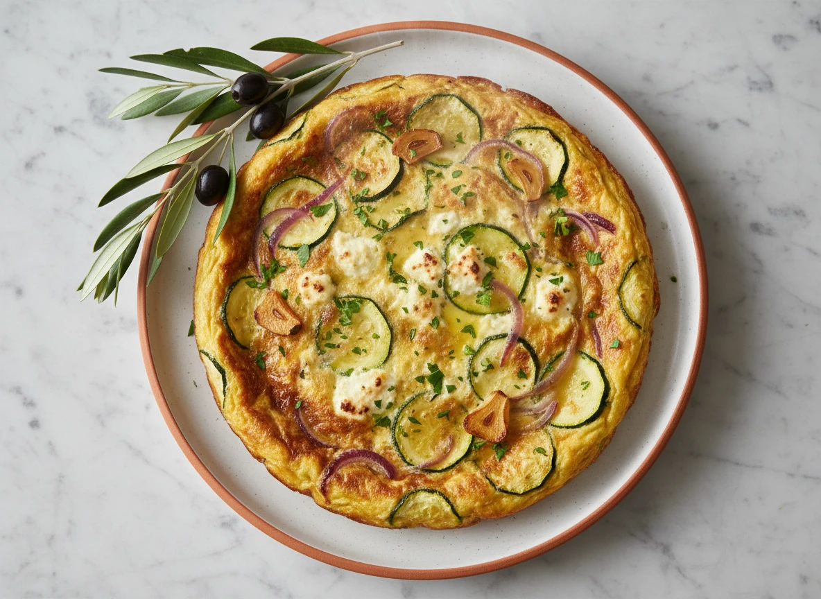 Frittata Mit Zucchini Und Ricotta