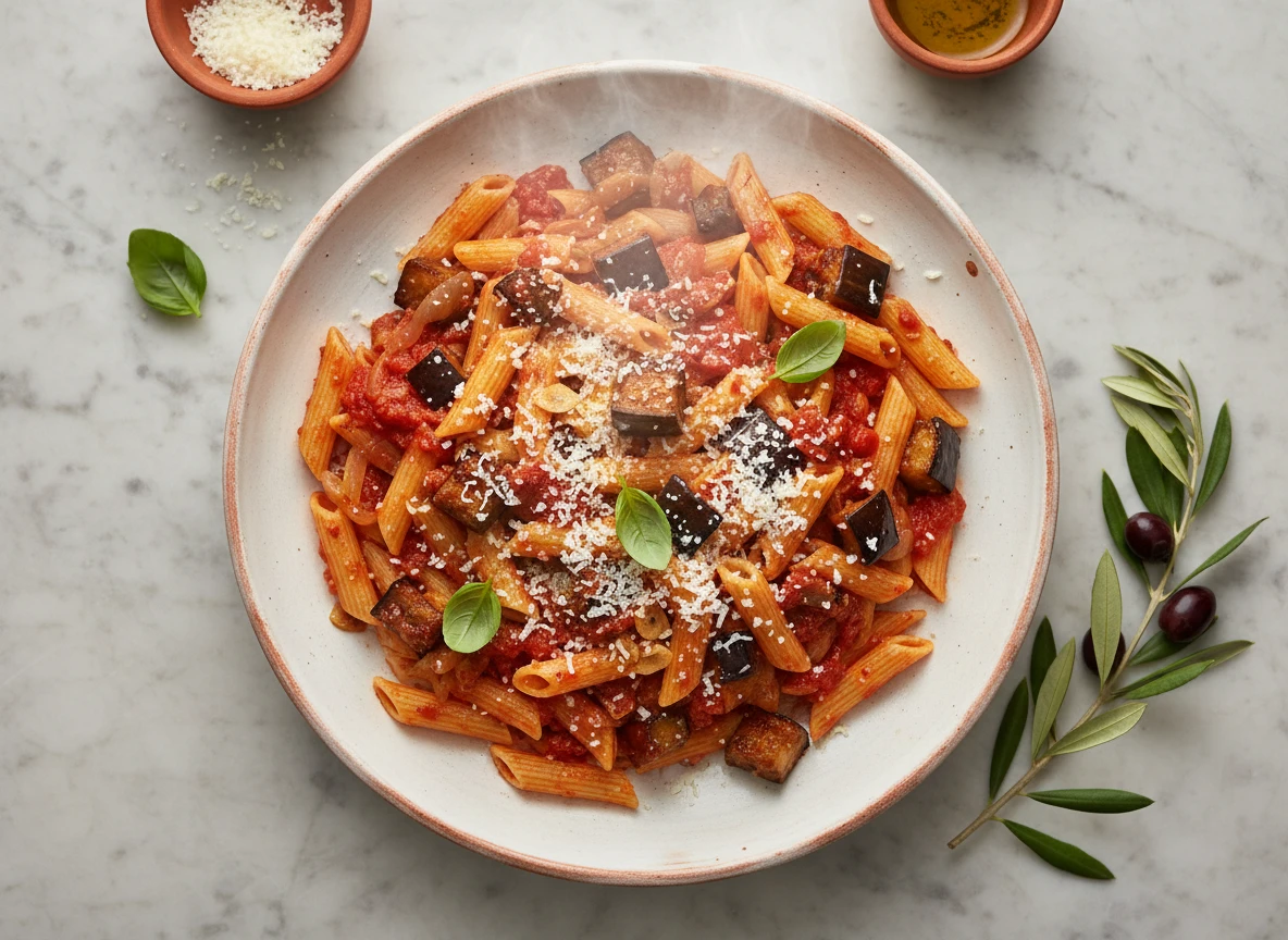 Pasta alla Norma with Eggplant